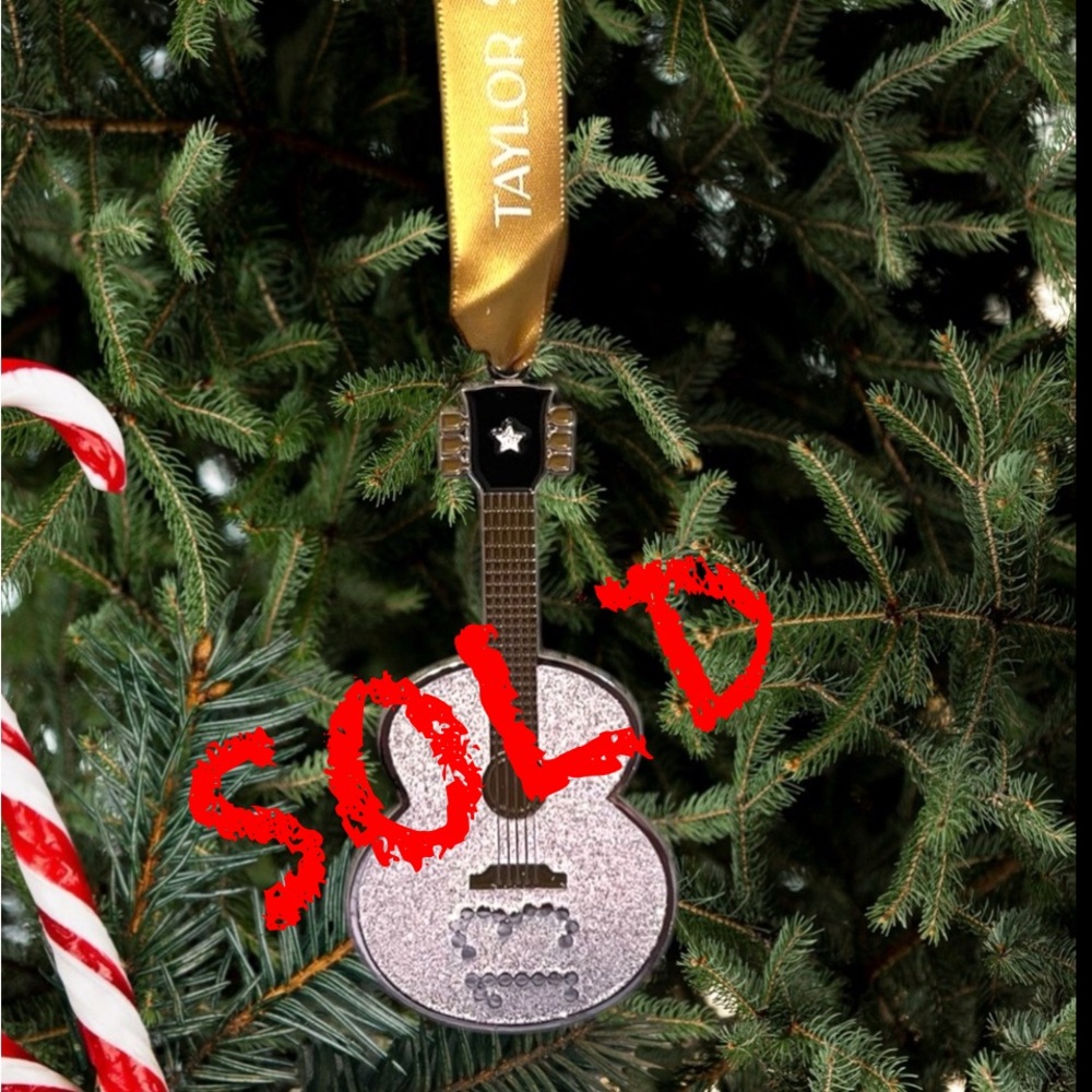 Limited Edition Official Taylor Swift Fearless Guitar Ornament - brand new